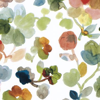 Waterverf Bloemen Inpakpapier