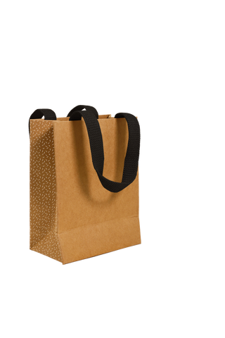 Luxe Papieren tas Kraft Stoffen handvaten