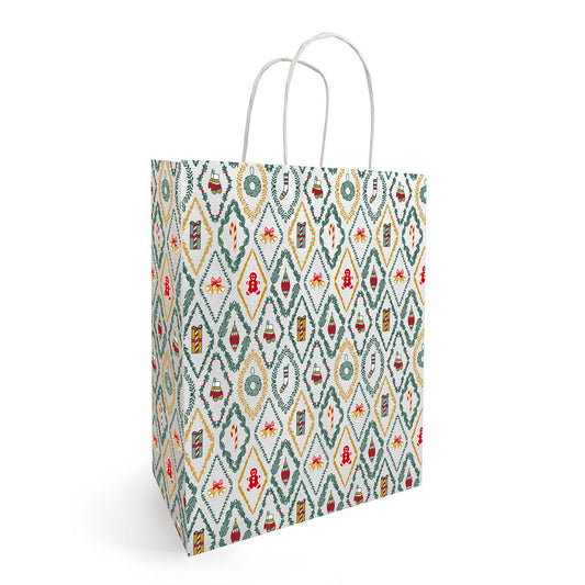 Kerst Draagtas Christmas Time – 50 stuks – In 3 verschillende maten