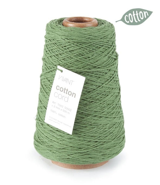 Antiek groen katoentouw