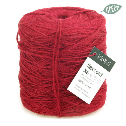 Dun jute touw rood
