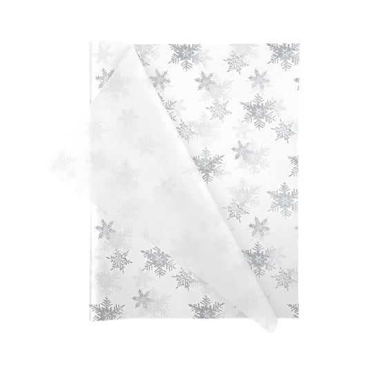 Vloeipapier Snowflakes - Kerst - 20 grams Luxe, 25x36 cm, 37x50 cm, 50x76 cm