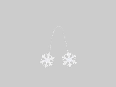 Sneeuwvlokken op Draad Zilver