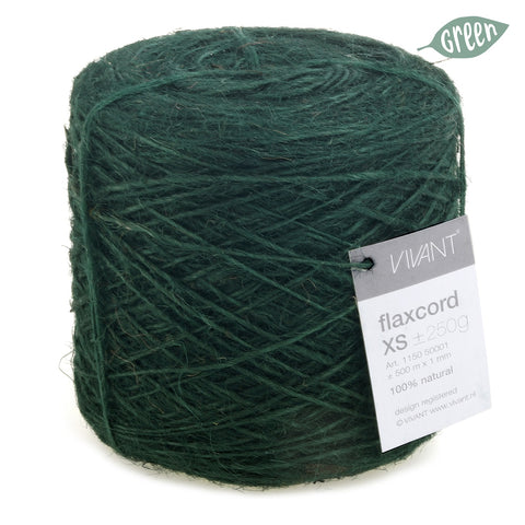 Dun jute touw donkergroen