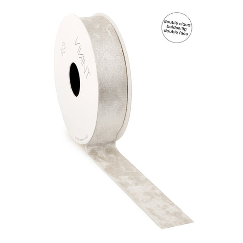 Double Face Velvet Ice Lint Off White - Dubbelzijdig Fluweel - 5 Meter