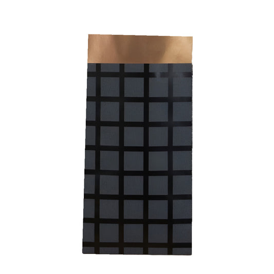 Luxe Cadeauzakje Zwart Ruitmotief