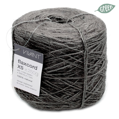 Dun jute touw zwart