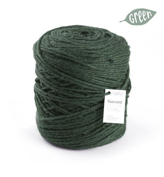 Dik jute touw donker groen