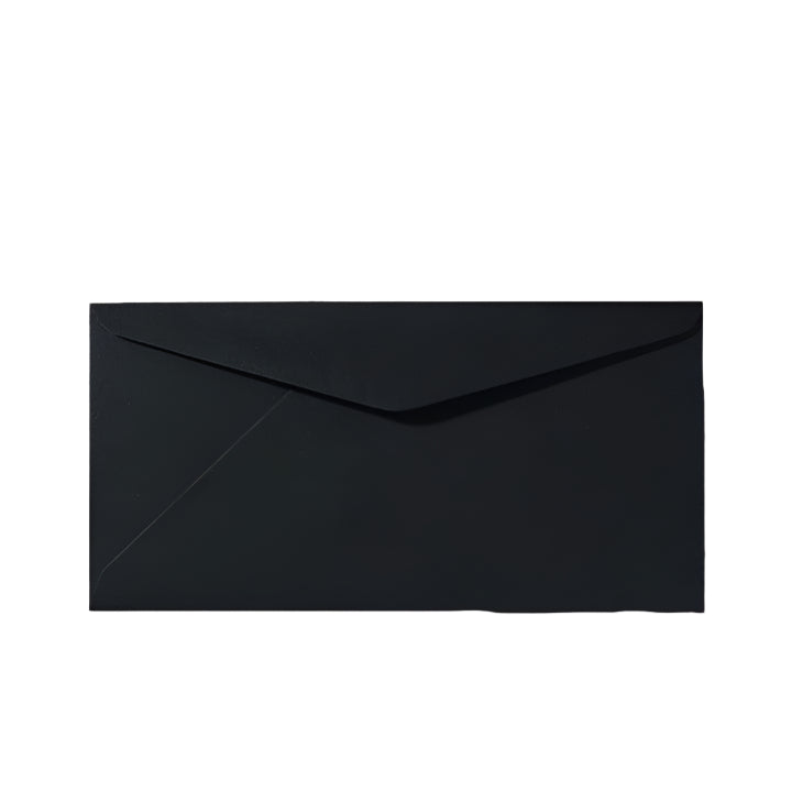 Envelop Zwart lang - Kadopapier.net