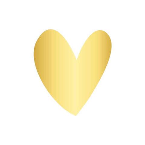 Sluitsticker Hart Goud