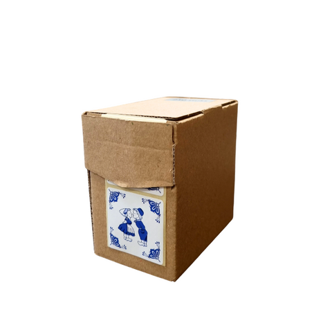 Sluitzegel – delfts blauw – Kusje