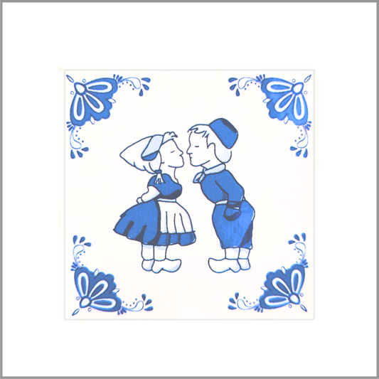 Sluitzegel – delfts blauw – Kusje