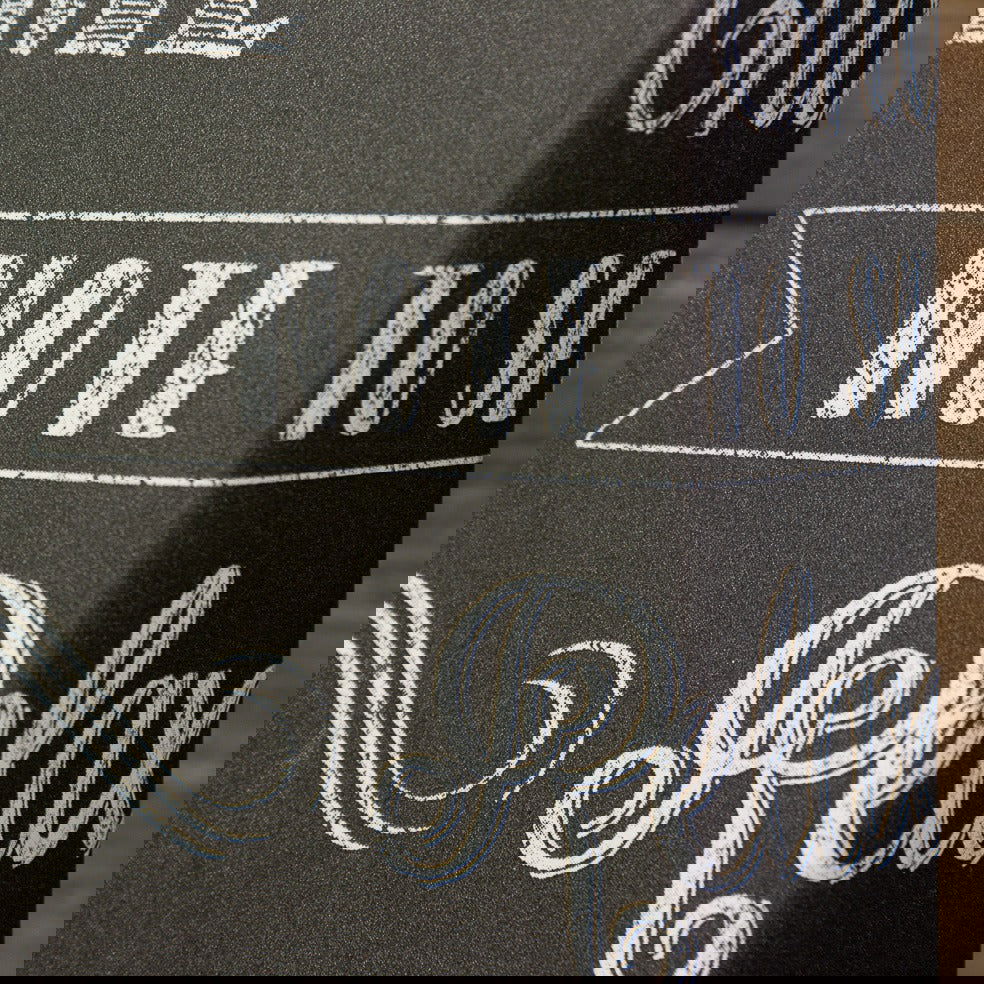 Inpakpapier Handlettering Zwart - Kadopapier.net