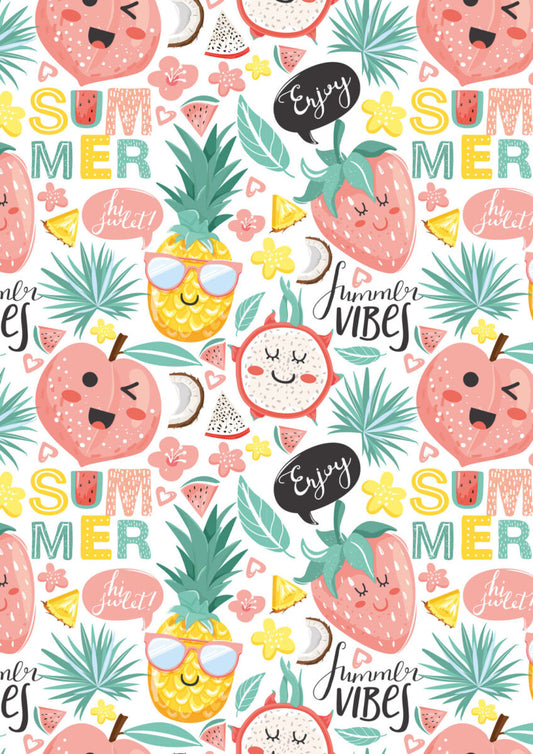 Inpakpapier Summer Vibes