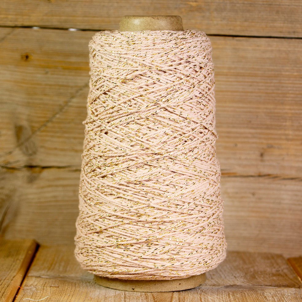 Katoentouw Roze - Goud - Kadopapier.net