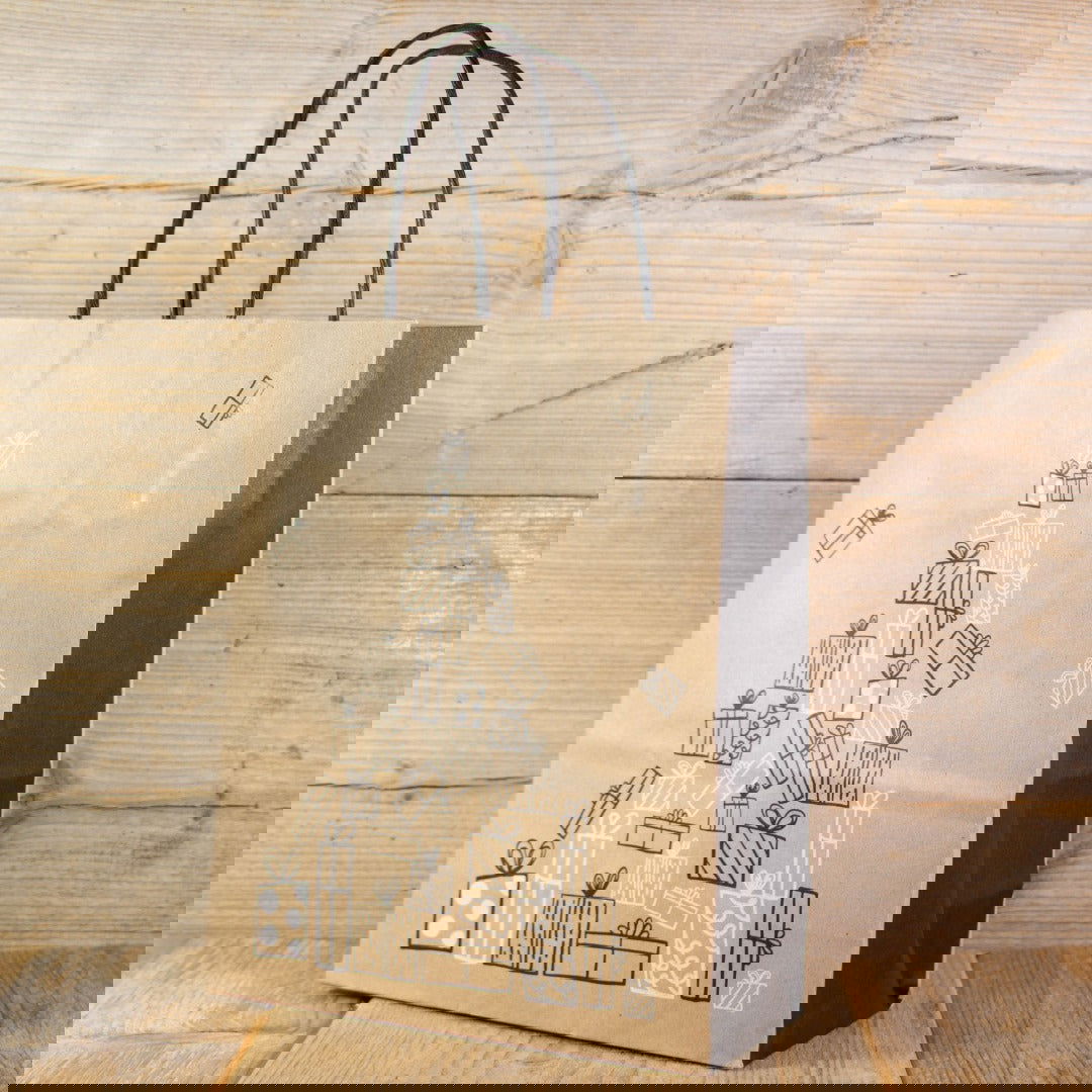 Kerstdraagtas Festivity - Kadopapier.net