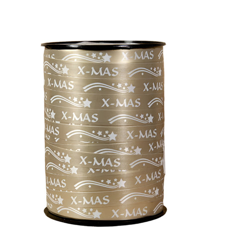 Krullint X-Mas Goud - Kadopapier.net