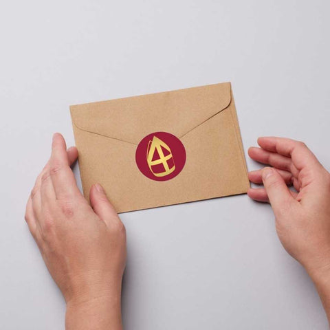 Mijter Sinterklaas Etiketten