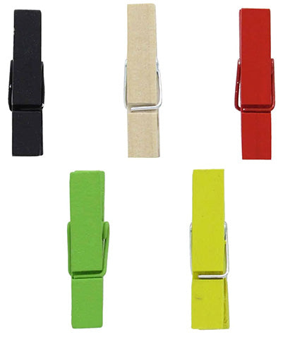Mini Knijpertjes verkrijgbaar in verschillende kleuren