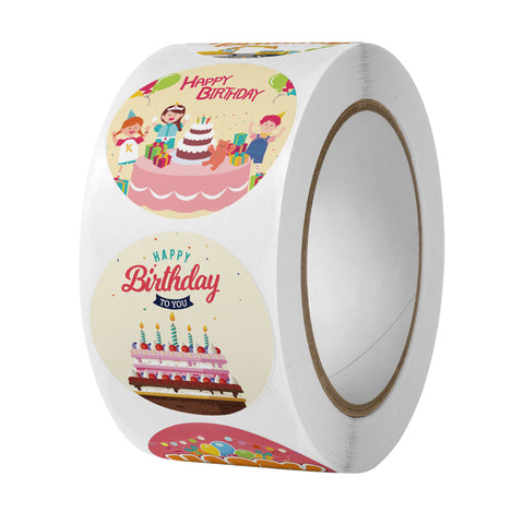 Sluitsticker Happy Birthday