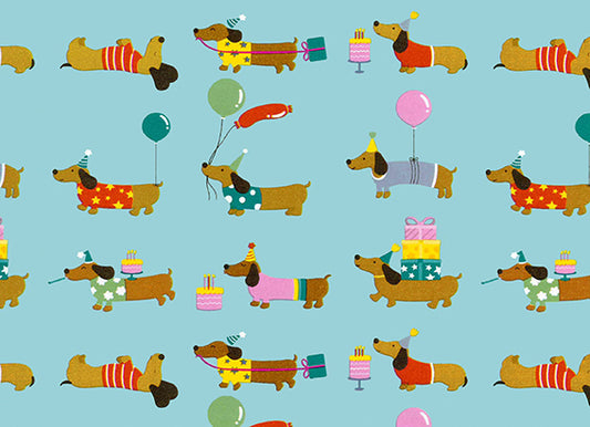 Vellen Inpakpapier Wiener Dog