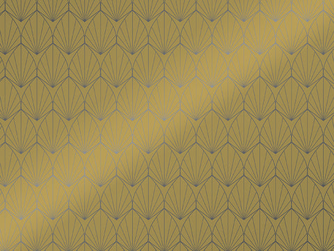 Vellen Inpakpapier Artdeco Leaf