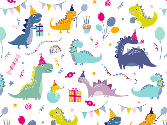 Vellen Inpakpapier Party Dino