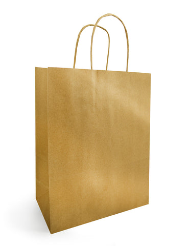 Papieren tasjes effen - 50 stuks