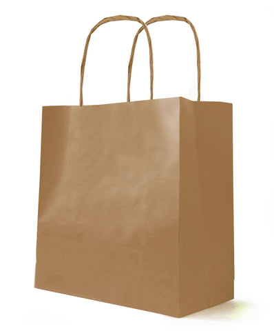 Papieren tasjes effen - 50 stuks
