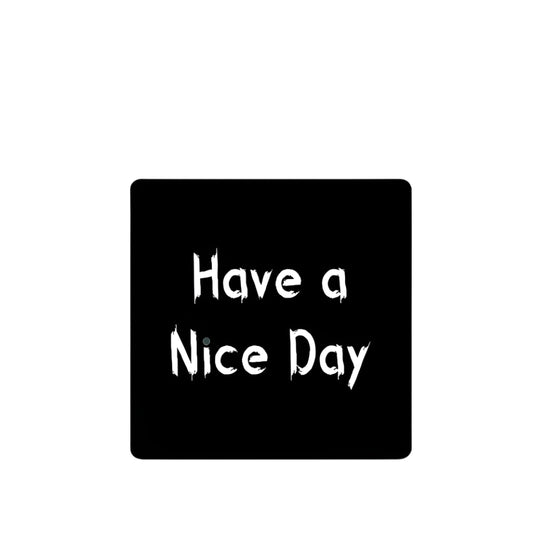 Schoolbord etiketten Have a Nice Day - Kadopapier.net