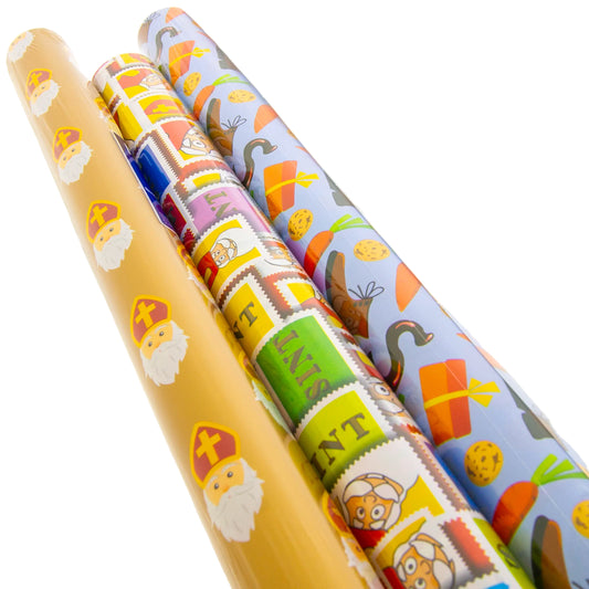 Sinterklaas Inpakpapier - Assortiment van