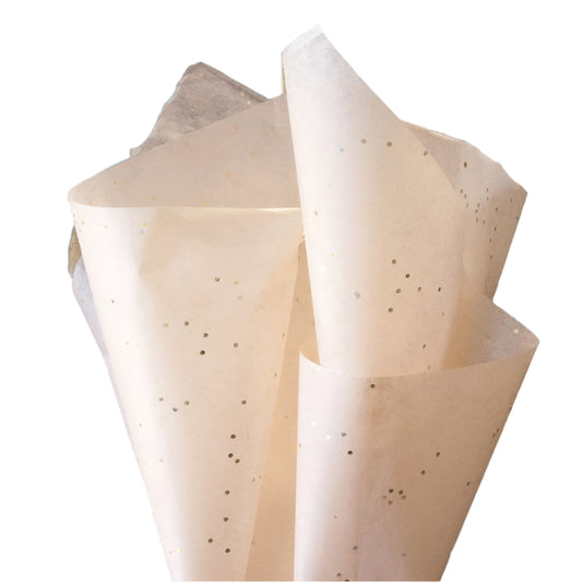 Vloeipapier Gemstones Zand - Kadopapier.net