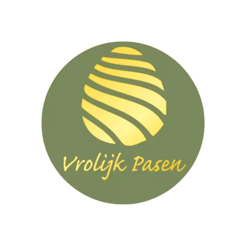 Paas Etiketten Vrolijk Pasen