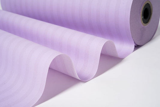 Lavendel met streepjes Vloeipapier Rol